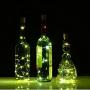 Pack of 12 Wine Bottle Lights Battery Powered, LED Cork Shaped Starry String Lights - 20LED 39inch Copper Wire Fairy Lights for Bottle DIY, Party, Decor, Christmas, Wedding, Dancing(Warm White)