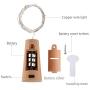 10er Set 20 LED Weinhebel-Lichter, Mini Fühlampen-Schnur, Kupferdraht, Akkubetriebene Sterne Lichter, DIY, Festival, Hochzeit, Party, Indoor, Outdoor Dekoration (Warme Weiß)