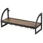 ITeeLas Wall Mounted Wine Rack - Bottle & Glass Holder-Decorative for Home Bar, Dining Room, Kitchen (1 Tier) ITeeLas Wall Mounted Wine Rack - Bottle & Glass Holder-Decorative for Home Bar, Dining Room, Kitchen (1 Tier)