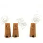 Set of 3 Wine Bottle Lights, ATTAV Warm White LED Cork Shaped Starry String Lights - 15LED 30inch/75cm Copper Wire Fairy Lights for Bottle DIY, Party, Christmas, Wedding, Dancing