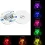 LED Untersetzer, 40er Pack Leuchtende Untersetzer für Getränke, Licht für Wein- und Spiritiglasflaschen, klare Glasuntersetzer, farbwechselnde LED-Bar/Nachtclub-Party-Getränke, Bar, Hochzeit, Partydekorationen (Multicolor)
