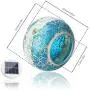 Farbst wechselnder Mosaik-Solarglas-Gartenlichtdekoration, wiederaufladbare Mehrfarben-Solar-Tischlampe, wasserdichtes LED-Nachtlicht für Garten, Party, Schlafzimmer, Patio, Indoor/Outdoor Dekoration, Ideal Geschenke