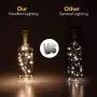 Lampe pour bouteille de vin 3 pièces de 30 pouces, version améliorée, câble en alliage cuivre-argent 15 LED, décoration de Noël, DIY, Halloween, Noël, fête, décoration intérieure, mariage. Lampe pour bouteille de vin 3 pièces de 30 pouces, version améliorée, câble en alliage cuivre-argent 15 LED, décoration de Noël, DIY, Halloween, Noël, fête, décoration intérieure, mariage.