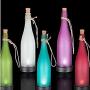 YINGMAN LED Solar Powered Bottle Light Hanging Patio Lamp Flame Effect Garden Yard Hanging Lamp (Set of 5)