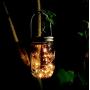 Mason Jar Solar Lights Lanterns, 6 Pack 30 LEDs Fairy Firefly Led String Lights with Glass Mason Jar,for Garden Patio Outdoor Solar Powered Hanging Lanterns(Jars & Hangers Included)