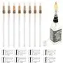 Wine Bottle Torch Kit 8 Pack, Includes 8 Long Life Torch Wicks, Copper Lamp Cover & Brass Wick Mount(13.7 Inch,Bottle not Included) Wine Bottle Torch Kit 8 Pack, Includes 8 Long Life Torch Wicks, Copper Lamp Cover & Brass Wick Mount(13.7 Inch,Bottle not Included)