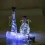 ZYLiWoo Sterne Liebe Solar Flaschenlichtschnur, 12 Stück Solar Wein Flaschen Lichtschnur, Outdoor Wasserdicht Kork Lichter für Hochzeit Urlaub Garten Terrasse Pfad Outdoor Wein Flasche Dekorativ