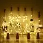 Lvyinyin 20 Stück Kupferdraht-Fairy Lights, 6,6 V Batteriebetriebene Flexible Sterne Lichter für DIY Weihnachten, Halloween Hochzeit und Party Dekoration, Warmweiß