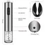 Ouvre-bouteille électrique REDMOND, Rechargeable Sans Fil en Acier Inoxydable Automatique avec Coupe-Cork, Extracteur de Bouchon, Base de Coupe-Cork pour Usage Domestique, WO002