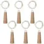 Anpro 6 Pack Wine Bottle Lights, Warm White Cork Lights String Lamp by 3A Battery Operated, for Christmas Party, DIY Decor Party and Wedding Valentines Day Gift Anpro 6 Pack Wine Bottle Lights, Warm White Cork Lights String Lamp by 3A Battery Operated, for Christmas Party, DIY Decor Party and Wedding Valentines Day Gift