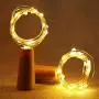 Wein-Glühbirnen-Leuchten, 12er-Set, Batteriellichter, Silberdraht, Mini-Fädenleuchten, LED-Form, Irideszenz, für DIY, Party, Dekoration, Weihnachten, Halloween, Hochzeit (20 oder 15 LEDs)