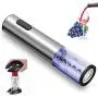 Ouvre-bouteille électrique REDMOND, Rechargeable Sans Fil en Acier Inoxydable Automatique avec Coupe-Cork, Extracteur de Bouchon, Base de Coupe-Cork pour Usage Domestique, WO002