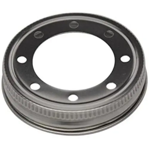 Edelstahllampenschirm für Mason, Ball, Konservgläser (3er Pack, Regular Mouth)