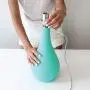 DIY Flaschenlampe-Set – Lampen-Sets Ermöglichen die Herstellung einer Weinflaschenlampe oder anderer Flaschenlampen – Lampen-Set zum Basteln mit einer Spirituosenflasche (Nickelfinition mit Silberkabel)