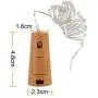 10er Set 20 LED Weinhebel Lichter Mini Feenketten Kupferdraht, Batteriebetriebene Sterne Lichter für DIY, Festival, Hochzeit, Party, Innen- & Außenbeleuchtung (Kaltweiß)