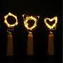 Wein Flaschen Lichter, 12er Pack, 10 LEDs, 36,5 Zoll, AAA-Batteriebetriebene Warme Weiße Wein Korken Lichter, für DIY Flaschen, Tischdeko, Weihnachten, Hochzeit, Party, Studienzimmer, Bar Dekoration.