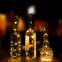 IEANL 3 Pcs 30 inches Wine Bottle lamp with Cork Upgraded Version, Copper-Silver Alloy Cable 15 LED, Christmas Decoration, for DIY, Halloween, Christmas, Party, Interior Decoration, Wedding.