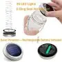 Solar Mason Jar Lights,6 Pack 30 Led Fairy Hanging Jar Lights,Solar Lanterns for Outdoor Patio Party Garden Wedding Decor Lights(Mason Jars/Handles Included)