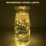 NeoJoy Aufladbare Weinflaschen-Lichter, LED-Korkenzieher-Lichter, USB-Feenlichtketten, Dekoration für Partys, warmweiß