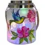 Solarleuchte mit LED für Mason Jar Deckel, Hummingbird-Lichterkette, bunte LED-Lichterkette, Garten-Feuerfliesen-Lichter, wasserdichte Hängeleuchte für Patio, Haus, Garten, Party-Dekoration
