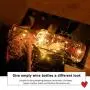 16er Set 30 LED Weinhebel-Stringlichte, 3m/10.2FT, Innenraum Weihnachts Kürbislampe Schlafzimmer Dekorations-Stringlichte mit Batteriebetrieben Kupferdraht Sterne-Feenlichte mit Korken für Party Halloween Dekoration (8 Farben)