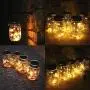 Guirlande Lumineuse LED pour Bocal en Verre, 4 Pièces, 20 LEDttes Lumineuses Chaudes Blanc, avec 4 Bocaux et 4 Supports pour Patio, Jardin, Mariage Guirlande Lumineuse LED pour Bocal en Verre, 4 Pièces, 20 LEDttes Lumineuses Chaudes Blanc, avec 4 Bocaux et 4 Supports pour Patio, Jardin, Mariage