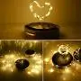 Solar String Lights mit Mason Jar Deckel, Warme Weiß, 6er Pack, 20 LED, Wasserdicht, Hänge-Fairy-Sternbeleuchtung für Standard-Mason-Jars, für Patio, Hochzeit, Laternen, Tischdeko (Warme Weiß)