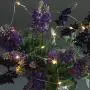 Kupferdraht Glühbirnen-Fairy-Lichterkette, Akkubetrieben, 1,95 m, 20 LEDs, Mini Pixie Lichter, Kleine Feuerfliese Dekorationen für Schattenbox, Mason Jar, Hochzeit, Schlafzimmer, Fenster, Indoor Outdoor, Weihnachtsbaum Dekoration