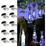 Solar Diamond Bottle Lights, 10 Pack Solar Powered Wine Bottle Lights, 20 LED Waterproof Bottle Lights Fairy Cork String Craft Lights for Garden Patio Outdoor Tabletop Decor (Cool White)