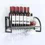 ITeeLas Wall Mounted Wine Rack - Bottle & Glass Holder-Decorative for Home Bar, Dining Room, Kitchen (1 Tier) ITeeLas Wall Mounted Wine Rack - Bottle & Glass Holder-Decorative for Home Bar, Dining Room, Kitchen (1 Tier)