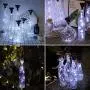 ZYLiWoo Sterne Liebe Solar Flaschenlichtschnur, 12 Stück Solar Wein Flaschen Lichtschnur, Outdoor Wasserdicht Kork Lichter für Hochzeit Urlaub Garten Terrasse Pfad Outdoor Wein Flasche Dekorativ