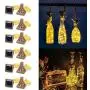 Sternenliebe Flaschenlichter, 12 Stück, 20 LED, Outdoor Wasserdicht für Recycling Weinflaschen Dekoration – ZYLiWoo Sterne Liebe Flaschenlichter