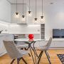 Mason jar Pendant 5 Lights，Kitchen Island Lighting Mason jar Light Fixtures ,Wellmet Farmhouse Chandelier Can be Installed in The Kitchen, Bar Counter（Black）