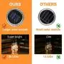 Guirlandes Solaires en Bocal Mason, 6 Pièces, 30 LED, avec Suspentes, Guirlande Lumineuse Solaire Miniature pour Noël, Patio, Jardin, Terrasse, Jardin, Gazon