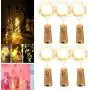Wine Bottle Lights, LED Cork Fairy Lights Set of 6, Jar String Light for Bedroom Patio Wedding Party Christmas etc Wine Bottle Lights, LED Cork Fairy Lights Set of 6, Jar String Light for Bedroom Patio Wedding Party Christmas etc