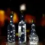 6er Set Korkenlicht Schraubendreher, Flaschenlichter, Fairy Lights, LED-Schnur, 20 LEDs mit 2m Kupferdraht – Geeignet für Party, Hochzeit, Konzert, Festival, Weihnachtsbaum – Kaltweiß