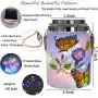 Solarleuchte für Mason Jar Deckel, Farbbright LED-Lichterkette, Garten-Feuerfliesen-Lichter, wasserdichte Hängeleuchten, Tischleuchten für Patio, Zuhause, Party Dekoration