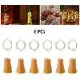 6 Pièces Guirlande Lumineuse Solaires en Forme de Bouchon de Vin, Fil de Cuivre, 1 mètre, Idéale pour Décoration Mariage, Noël, Thanksgiving, Rétro Éclairage Blanc Chaud 6 Pièces Guirlande Lumineuse Solaires en Forme de Bouchon de Vin, Fil de Cuivre, 1 mètre, Idéale pour Décoration Mariage, Noël, Thanksgiving, Rétro Éclairage Blanc Chaud