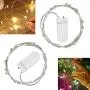 Akku-betriebene Mason Jar Laternen, 8er Set, Warme Weiße 20 LED Sterne Glühbirnen/Feenlichter für Mason Jar Wein Flaschen, für Zuhause, Terrasse, Garten, Hochzeit, Weihnachten, Mond Tisch Dekorationen Beleuchtung