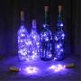 Klanor 8 Pack 7.2ft 20Led Wine Bottle Lights Battery Operated Starry String Lights on Silver Copper Wire Led String Light for DIY Christmas Wedding Bedroom Halloween Party Table Decor