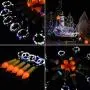 Wein-Flaschen-Lichter, 10er Set, Batteriebetriebene Mini-Lichter, Diamantförmige LED-Kerzen, für Weinflaschen, Tischdeko, Party, Weihnachten, Halloween, Hochzeit, Indoor-Dekoration, Mehrfarbig