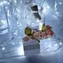 LED Weineimer Lichter mit Kork, LoveNite Batteriebetriebene 20 LED Kork-Form Silberdraht Farbige Fairy Mini Lichter (ohne Weineimer) für DIY, Party, Dekoration, Weihnachten, Halloween, Hochzeit (Kaltweiß)