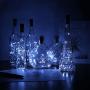 Wine Bottle Lights with Cork - KOLANDY 12 Pack 20 LED Battery Operated LED Fairy Mini String Lights for DIY, Party, Decor, Wedding, Halloween, Christmas (Cool White)
