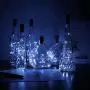 LED Weinleuchten mit Korken – KOLANDY 12er Pack 20 LED Akkubetriebene Mini Lichterkette für DIY, Party, Dekoration, Hochzeit, Halloween, Weihnachten (Kaltweiß)