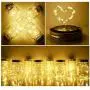 Solar Mason Jar Lid String Lights, 8 Pack 20 Led String Fairy Star Firefly Jar Lids Lights (Jars Not Included), for Mason Jar Patio Garden Wedding Lantern Table Decoration( No Hangers)(Warm White) Solar Mason Jar Lid String Lights, 8 Pack 20 Led String Fairy Star Firefly Jar Lids Lights (Jars Not Included), for Mason Jar Patio Garden Wedding Lantern Table Decoration( No Hangers)(Warm White)