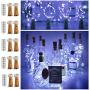 10 Pack 20 LED Wine Bottle Cork Lights Mini Fairy String Lights Copper Wire, Battery Operated Starry Lights for DIY, Festival, Wedding, Party, Indoor, Outdoor Decoration (Cool White)