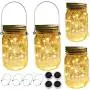 Guirlande Lumineuse LED pour Bocal en Verre, 4 Pièces, 20 LEDttes Lumineuses Chaudes Blanc, avec 4 Bocaux et 4 Supports pour Patio, Jardin, Mariage Guirlande Lumineuse LED pour Bocal en Verre, 4 Pièces, 20 LEDttes Lumineuses Chaudes Blanc, avec 4 Bocaux et 4 Supports pour Patio, Jardin, Mariage