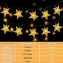 OxyLED 6 Pack Mason Jar Solar Lights + Solar String Lights Outdoor