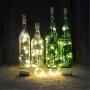 Klanor 8 Pack 7.2ft 20Led Wine Bottle Lights Battery Operated Starry String Lights on Silver Copper Wire Led String Light for DIY Christmas Wedding Bedroom Halloween Party Table Decor