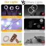 Wine Bottle Lights with Cork, 8 Lighting Modes 12 Pack 20 LED Waterproof Battery Operated Cork Lights, Silver Wire Mini Fairy Lights for Liquor Bottles DIY Party Christmas Wedding Décor Pure White